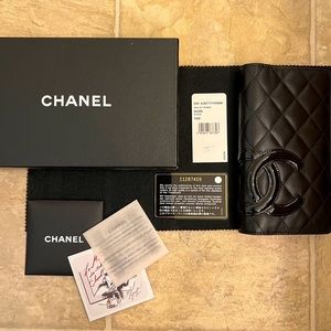 REDUCED - CHANEL Cambon Wallet with box and authenticity card - EXCELLENT cond